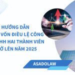 HƯỚNG DẪN THỦ TỤC TĂNG VỐN ĐIỀU LỆ CÔNG TY TNHH HAI THÀNH VIÊN TRỞ LÊN NĂM 2025